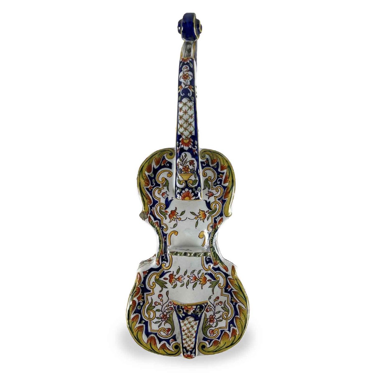 Violon En Faience De Rouen 19ème