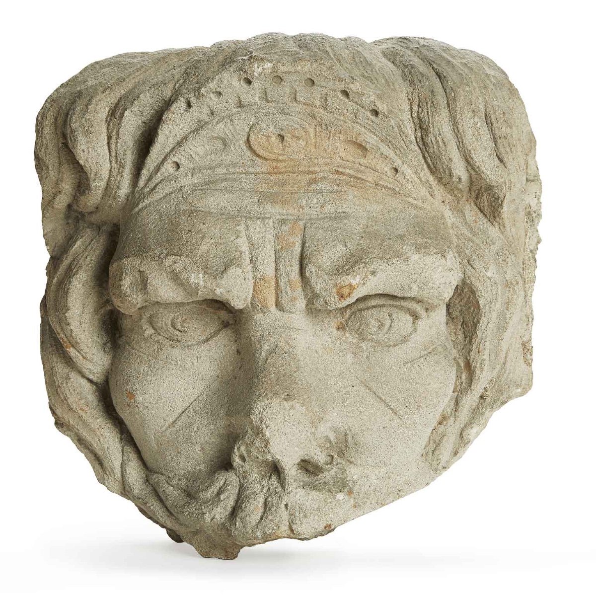 20th Century Italian Stone Fountain Mask