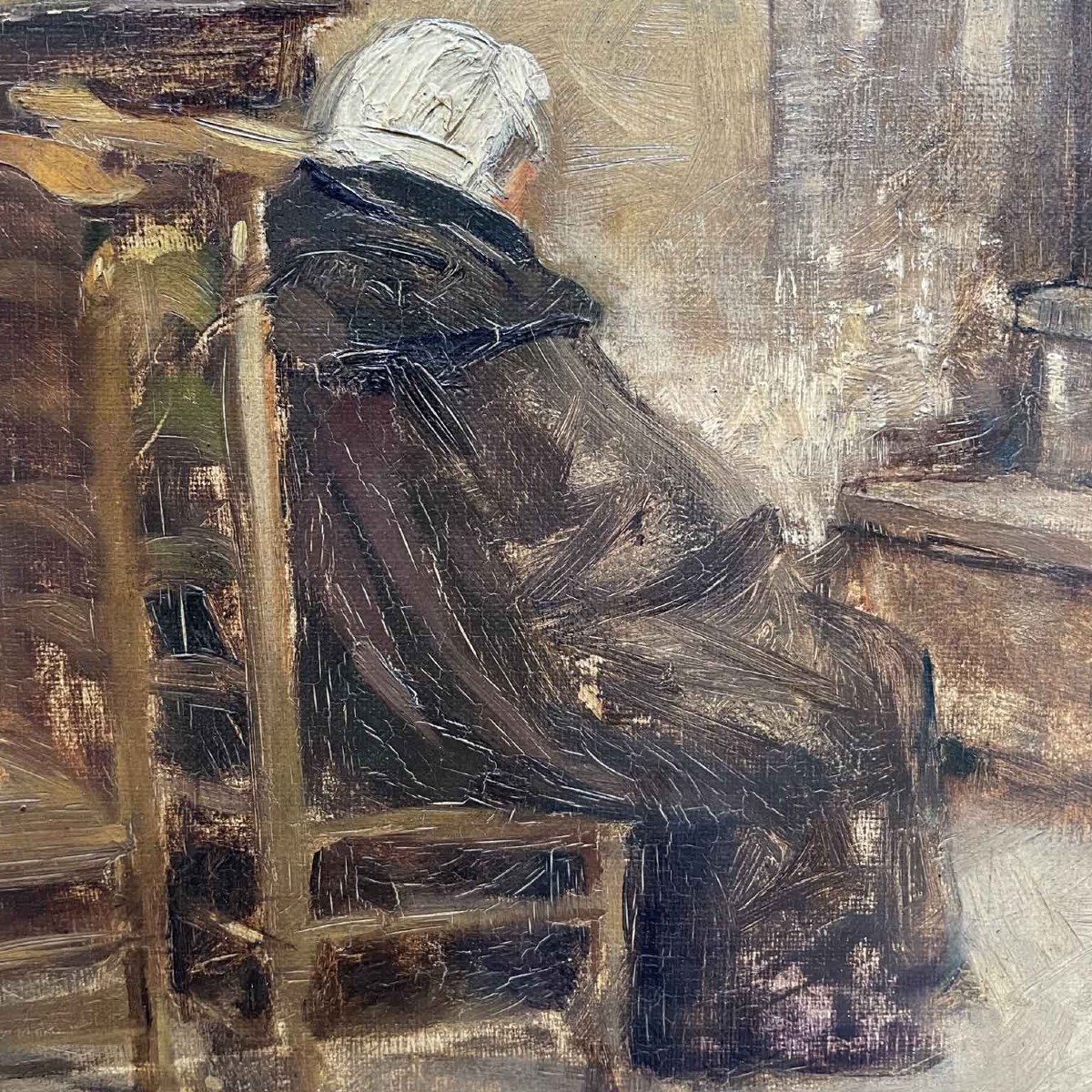 Emile Vloors Woman In Prayer 1894-photo-2