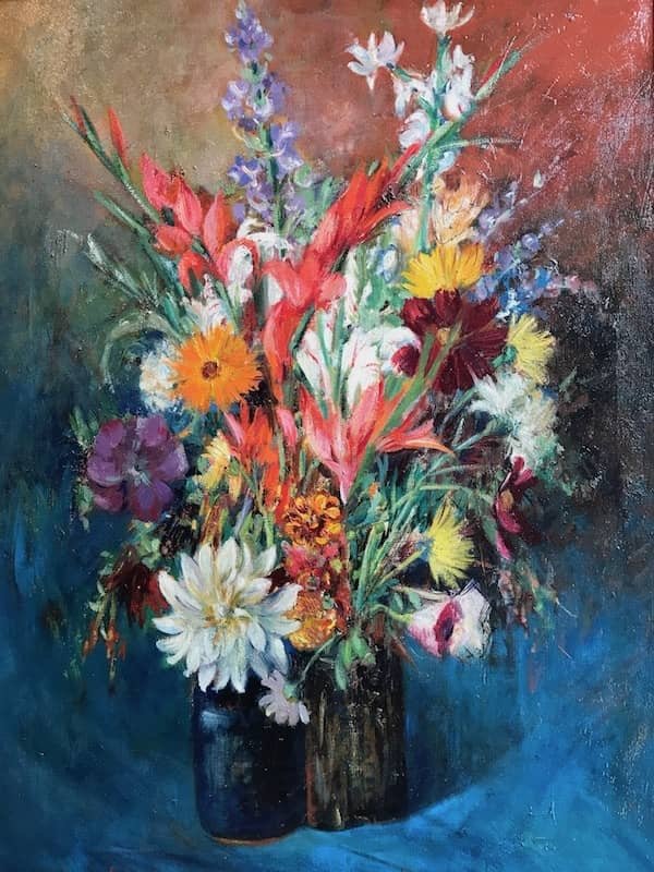 Umberto Montini, Vase Des Fleurs, 1950 Circa-photo-4