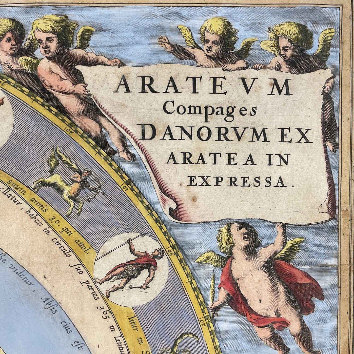 Cellarius Andreas Pair Of Celestial Maps 18th Century From Harmonia Macrocosmica-photo-5