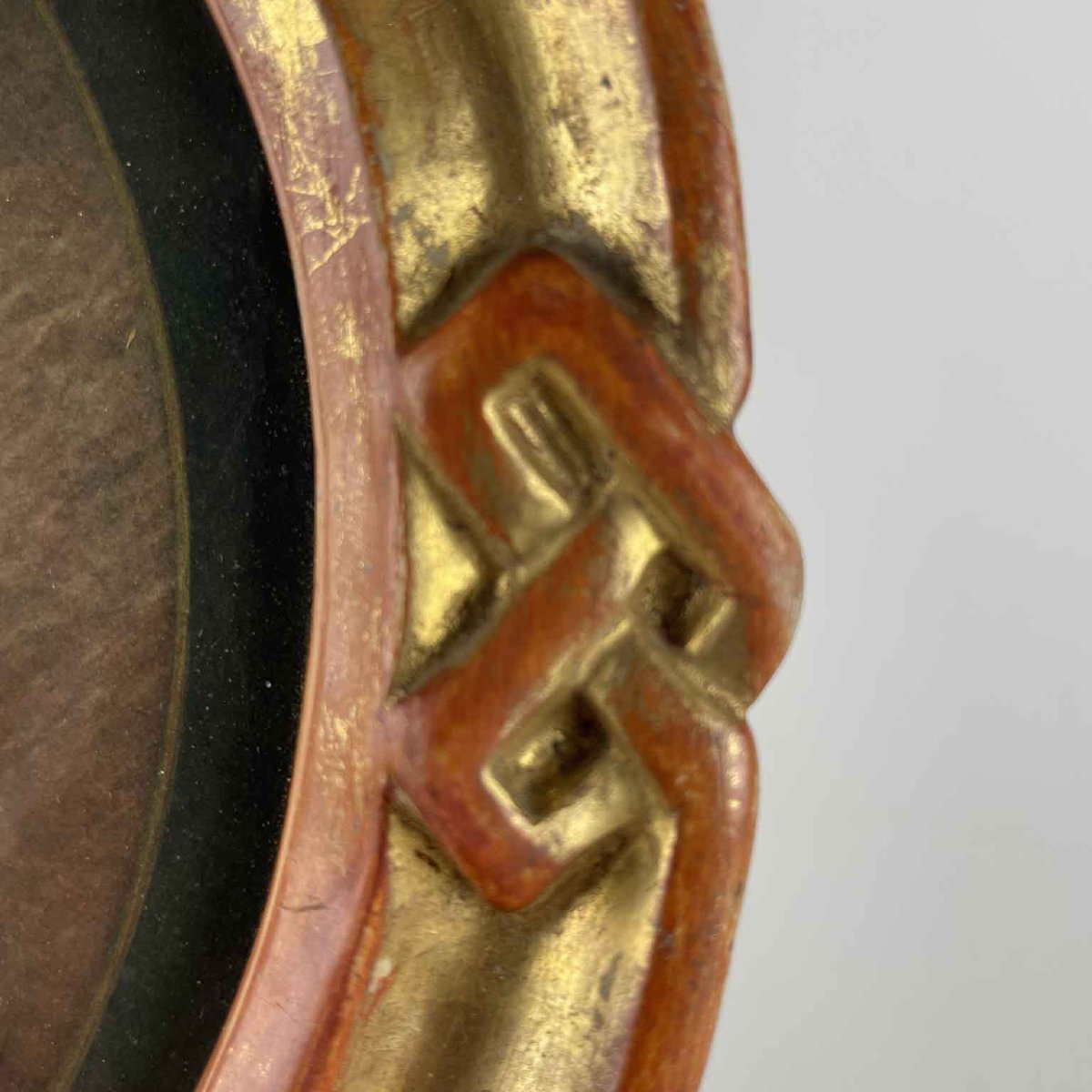 Paire De Cadres Anciens Dorés-photo-2