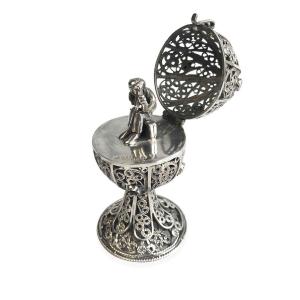 Besamin En Filigrane d'Argent Judaica