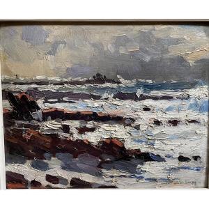 Open Breton Sea By Lucien Victor Delpy