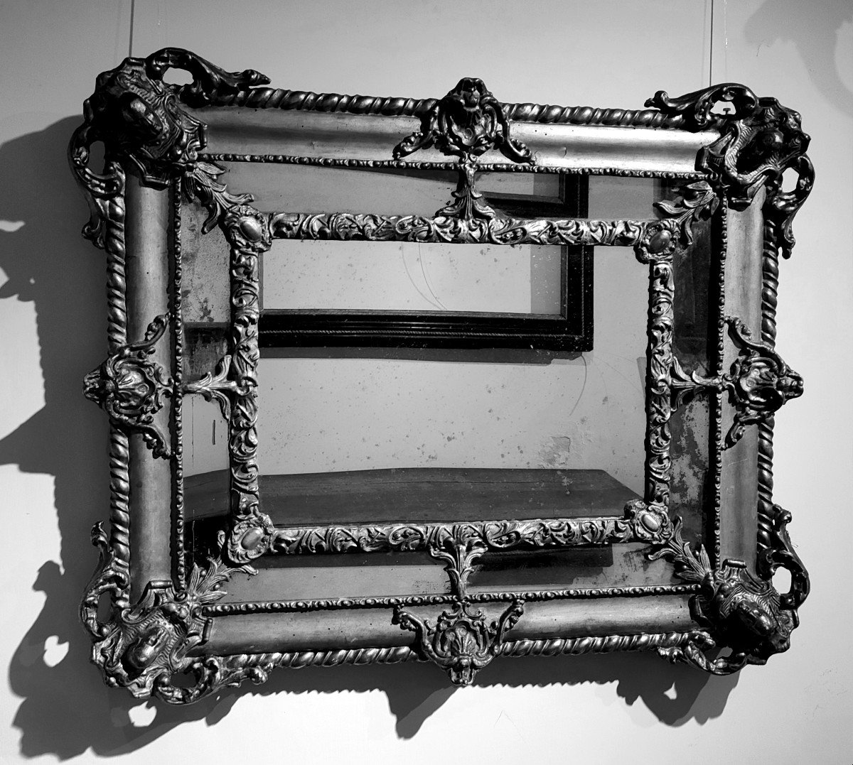 Gilded Mirror Charles X-photo-4