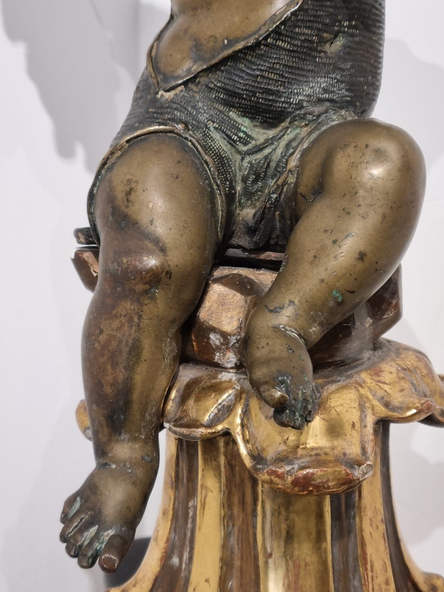 Putto En Bronze-photo-2