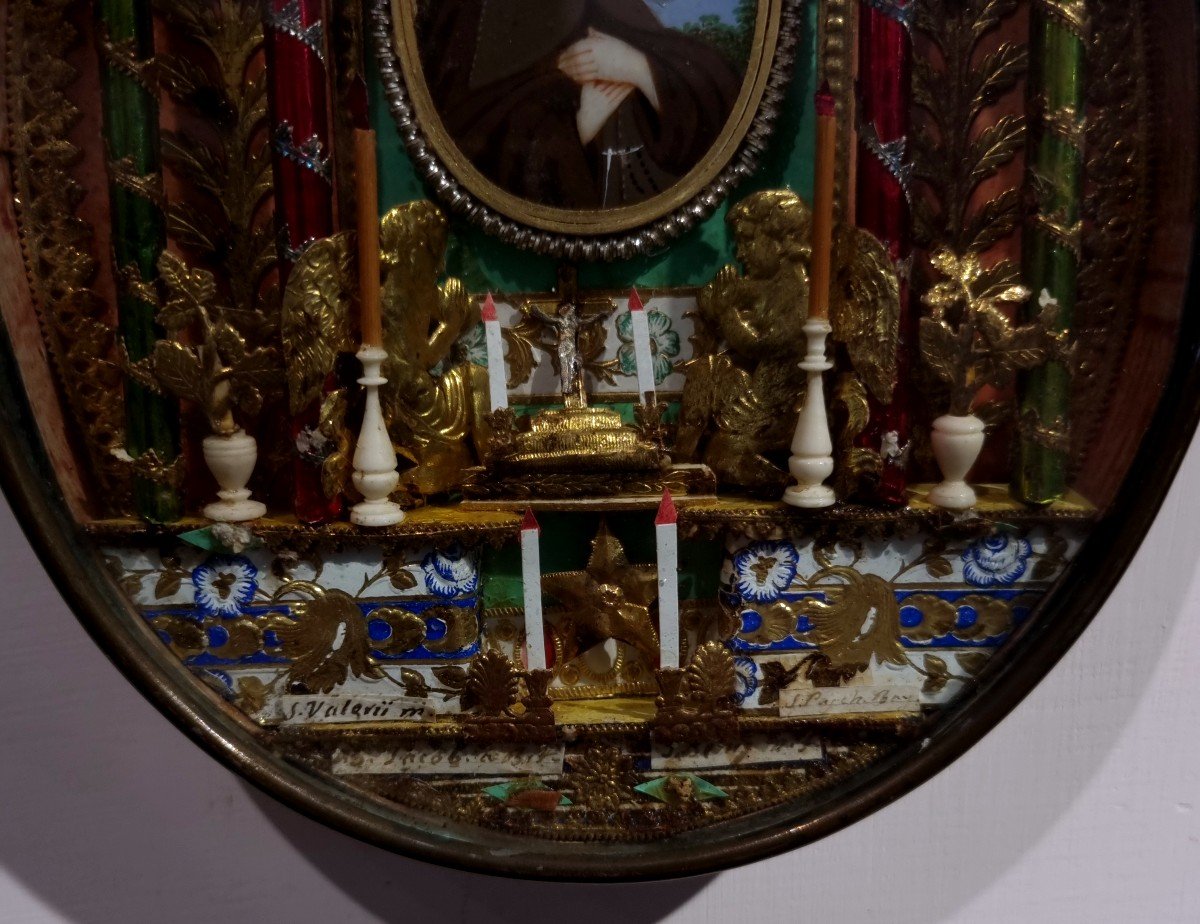 Large Reliquary With 8 Relics-photo-2