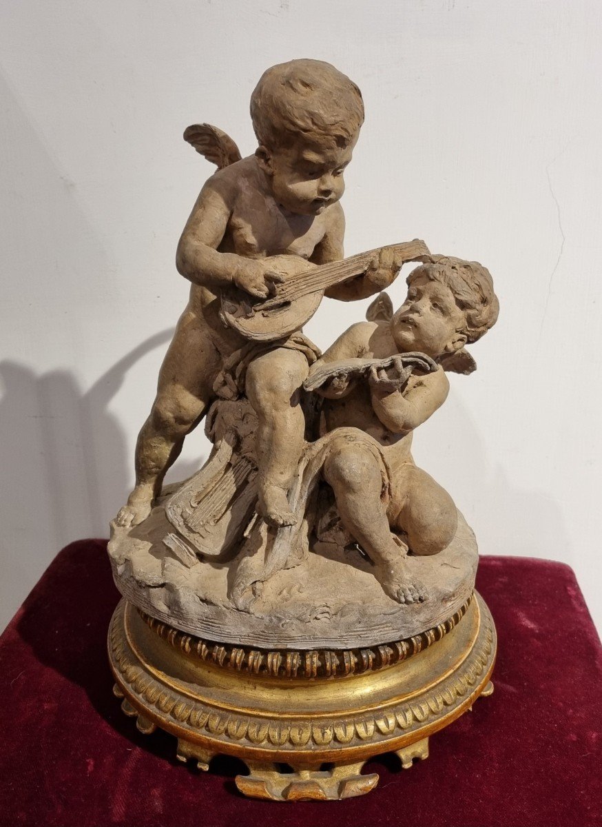 Terracotta, Putti Musicians-photo-1