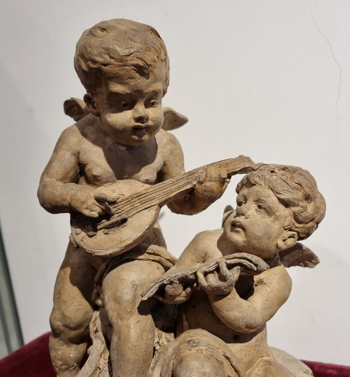 Terracotta, Putti Musicians-photo-6