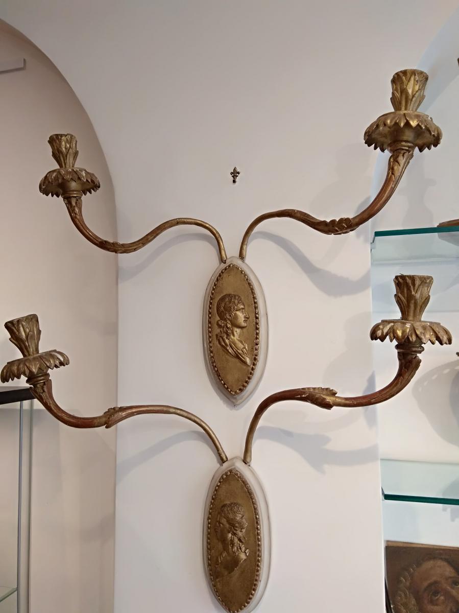 Splendid Pair Of Louis XVI Sconces