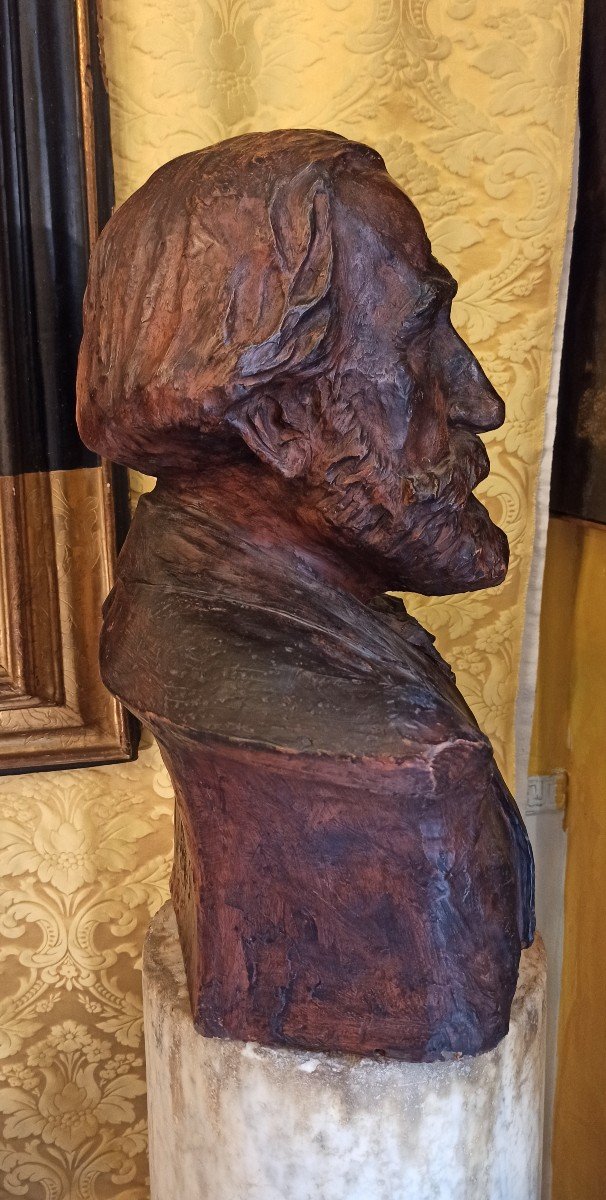 Giuseppe Verdi, Terracotta Bust-photo-3