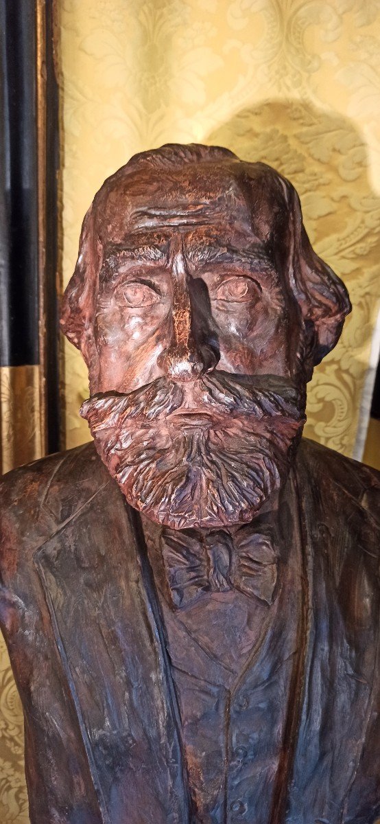 Giuseppe Verdi, Terracotta Bust-photo-5