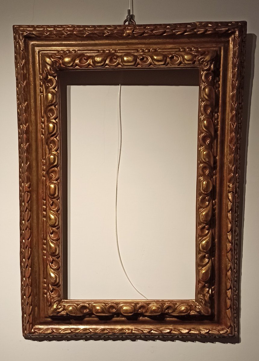 Italian Frame In Golden Wood, Louis XIV