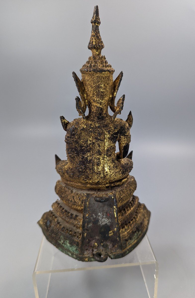 Buddha Shakyamuni On High Throne, Thai, 18th/19th Century-photo-1