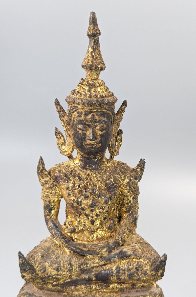 Buddha Shakyamuni On High Throne, Thai, 18th/19th Century-photo-5