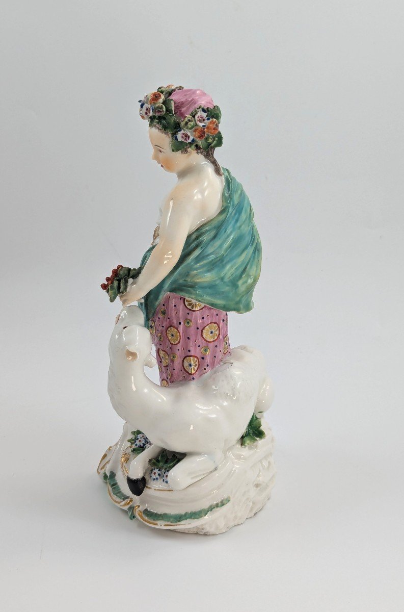 Figure Allégorique d'Asie En Porcelaine De Derby, Vers 1760-photo-3