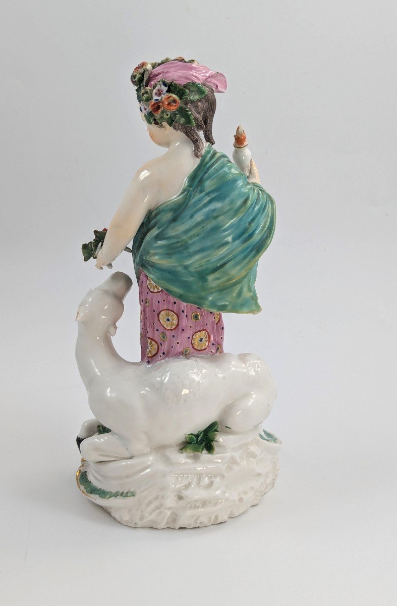 Figure Allégorique d'Asie En Porcelaine De Derby, Vers 1760-photo-4