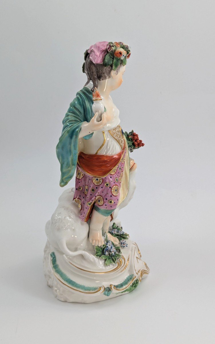 Figure Allégorique d'Asie En Porcelaine De Derby, Vers 1760-photo-2