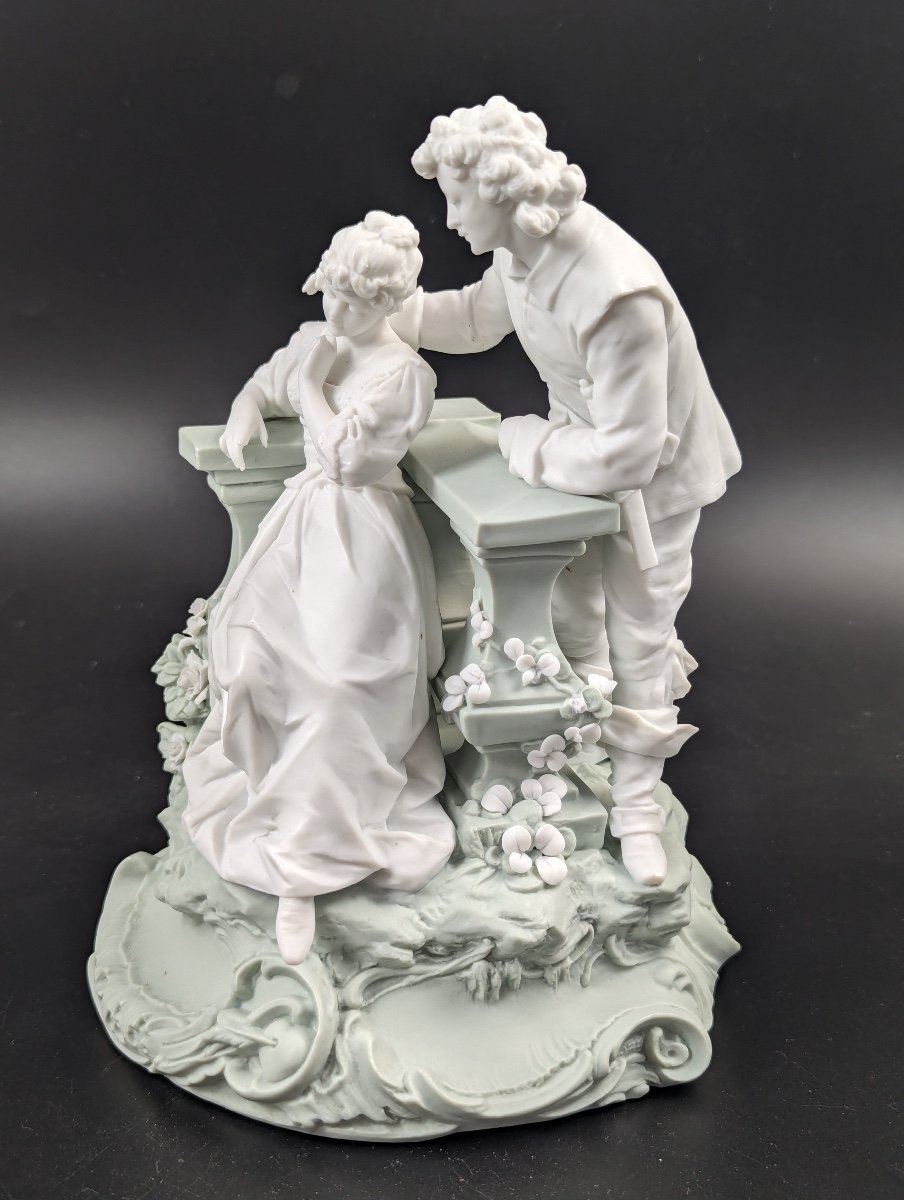 Figurine En Biscuit Parian Par Triebner Ens & Co, Volkstedt, C. 1894-1900-photo-2