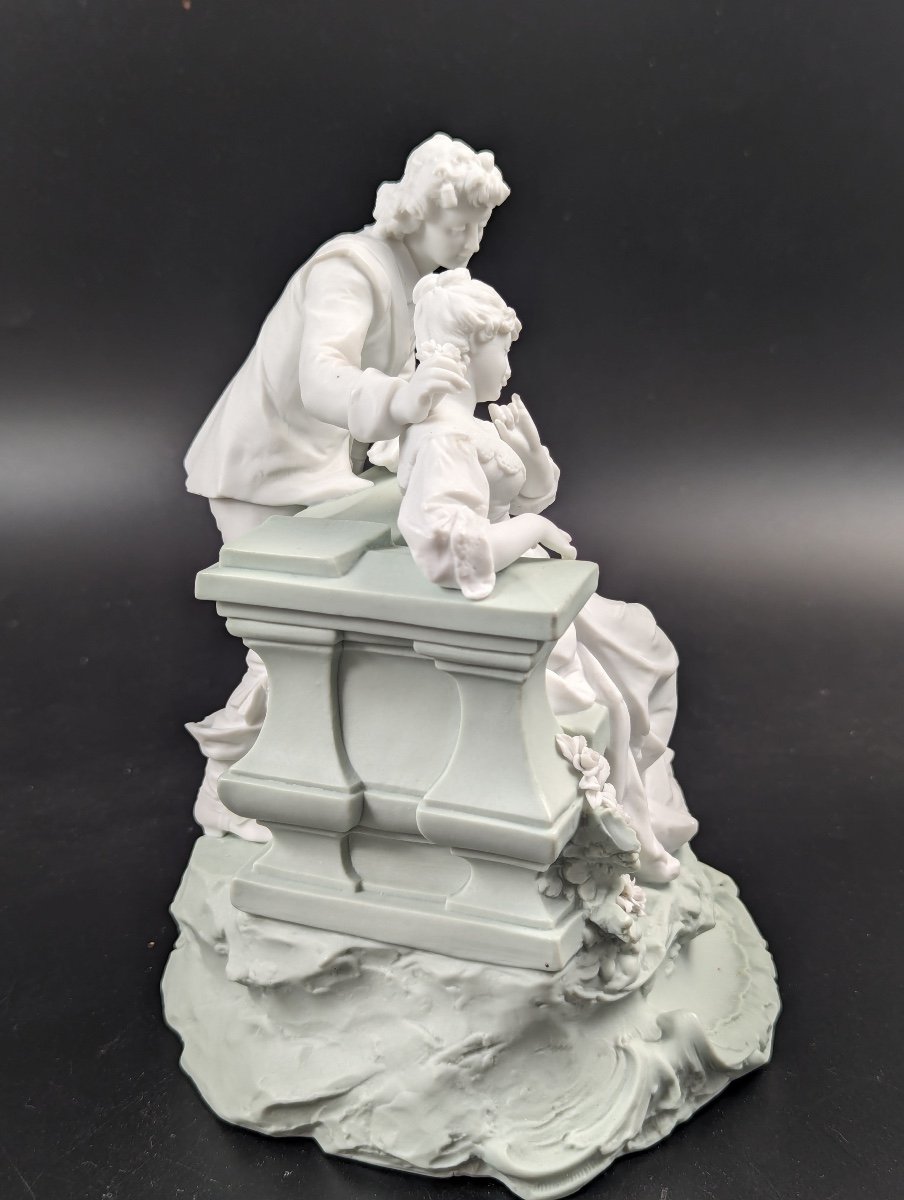 Figurine En Biscuit Parian Par Triebner Ens & Co, Volkstedt, C. 1894-1900-photo-3