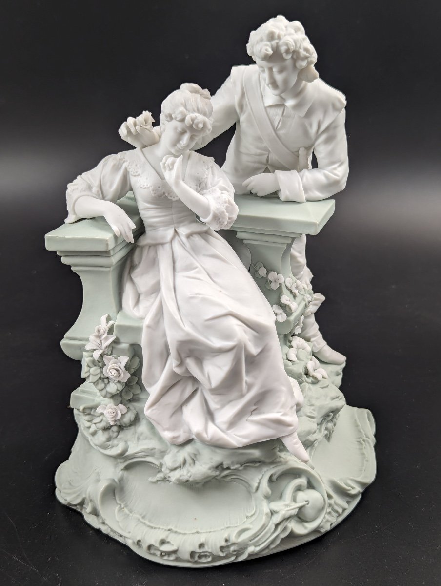 Parian Biscuit Figurine By Triebner Ens & Co, Volkstedt, C. 1894-1900-photo-5