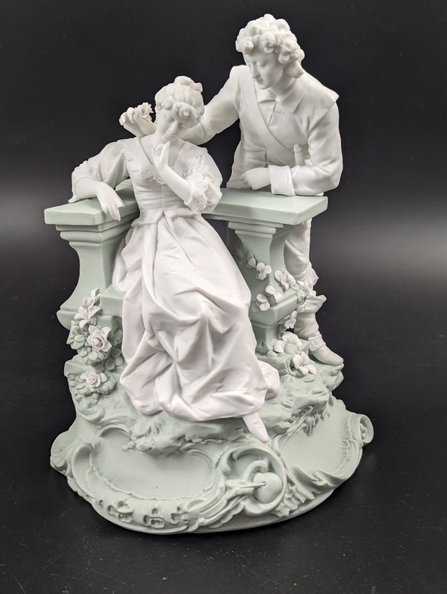 Parian Biscuit Figurine By Triebner Ens & Co, Volkstedt, C. 1894-1900