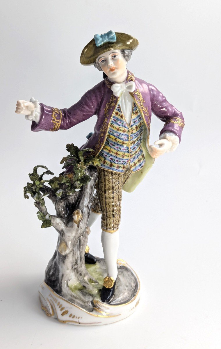 Figurine Ancienne En Porcelaine, Dressel, Kister & Cie, Allemagne, Vers 1907