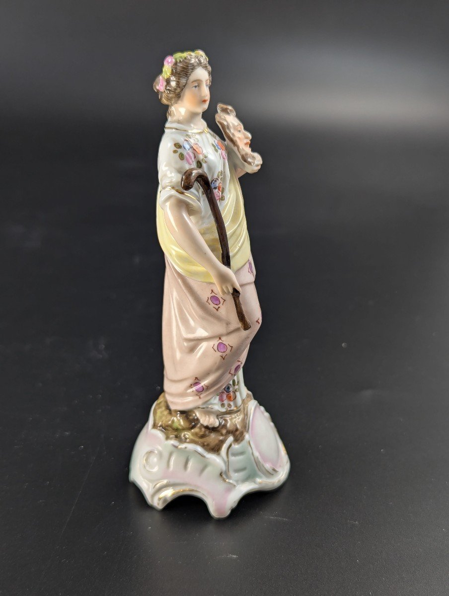 Ancienne Triebner Ens & Eckert , Volkstedt ,figurine De Judith,19ème Siècle.-photo-1