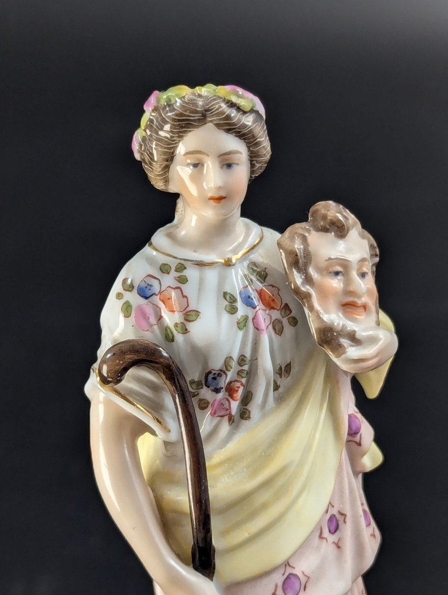 Ancienne Triebner Ens & Eckert , Volkstedt ,figurine De Judith,19ème Siècle.-photo-5