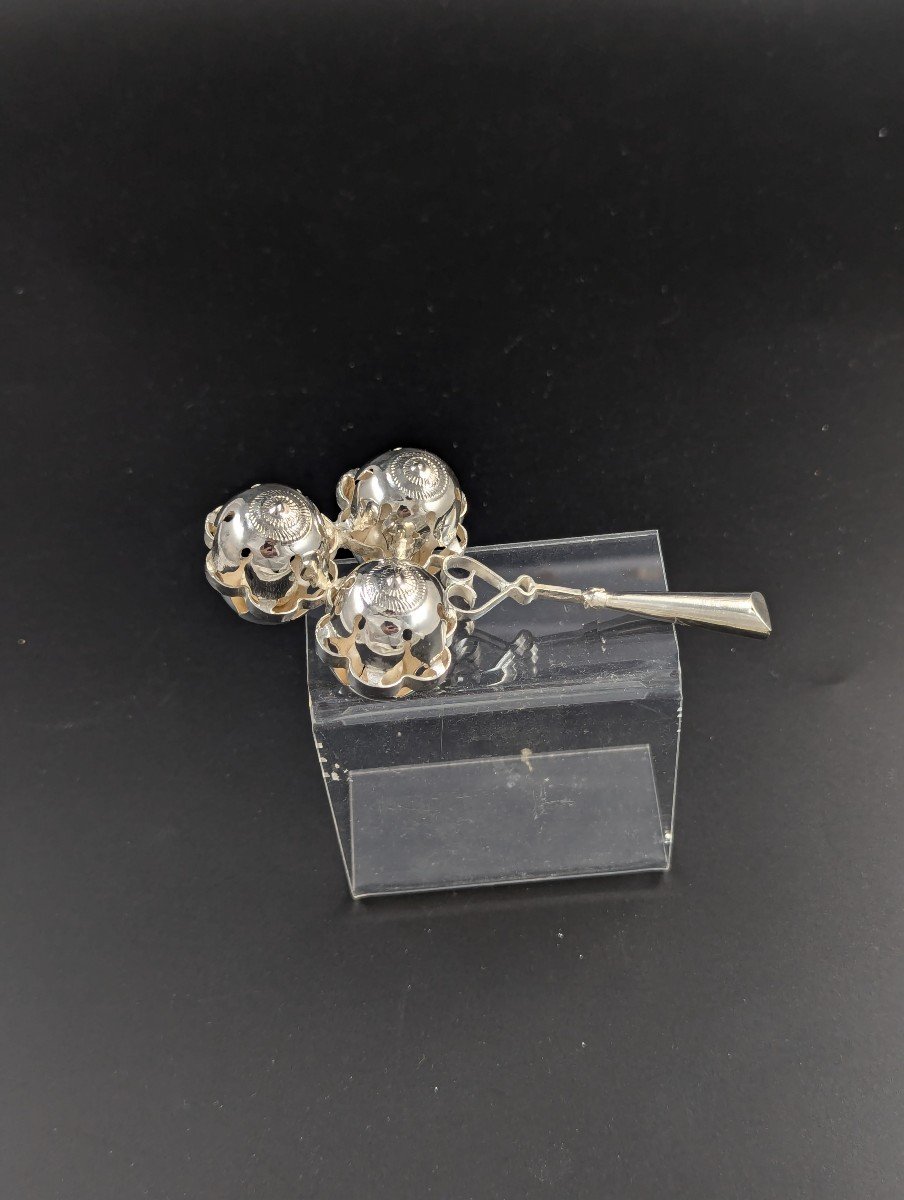 Victorian Silver Rattle With Whistle-photo-4