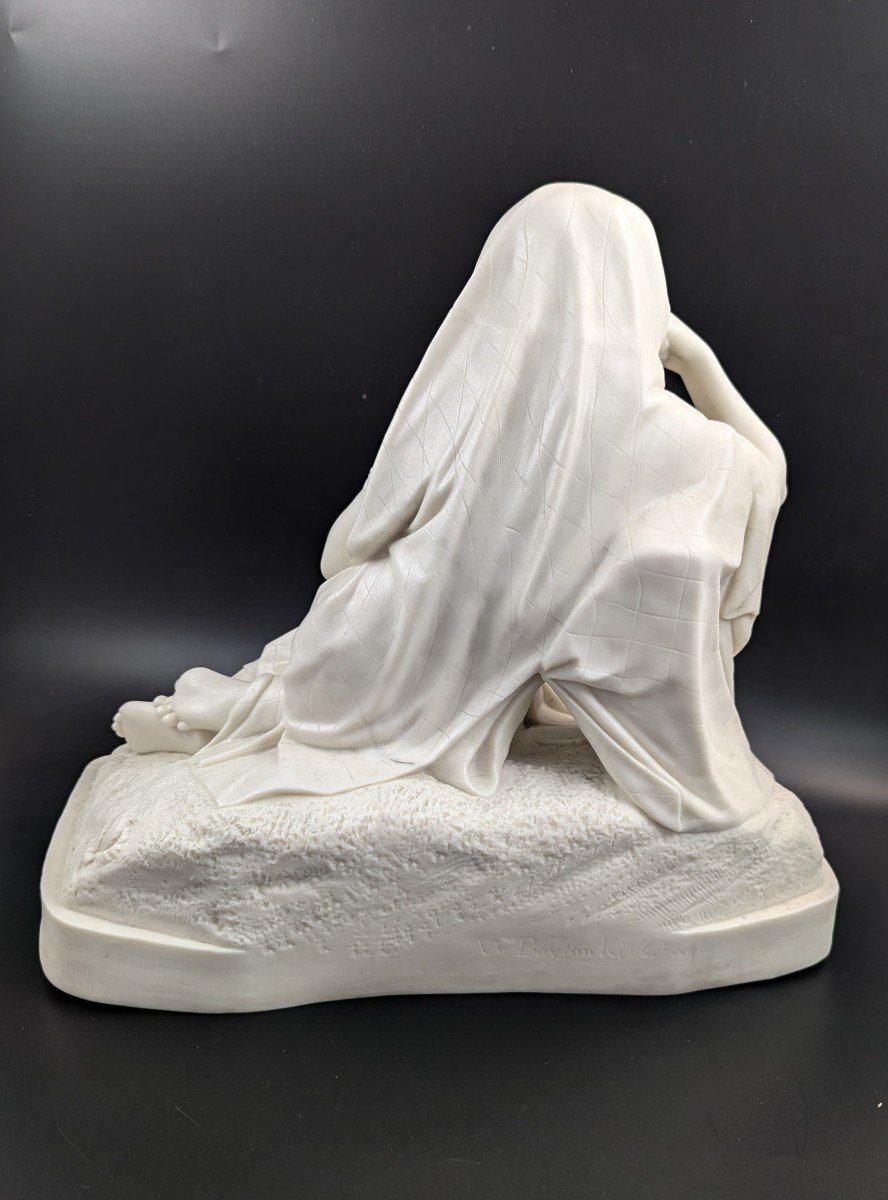 William Boyton Kirk, Parian Figurine "evangeline," Worcester, C. 1853.-photo-1