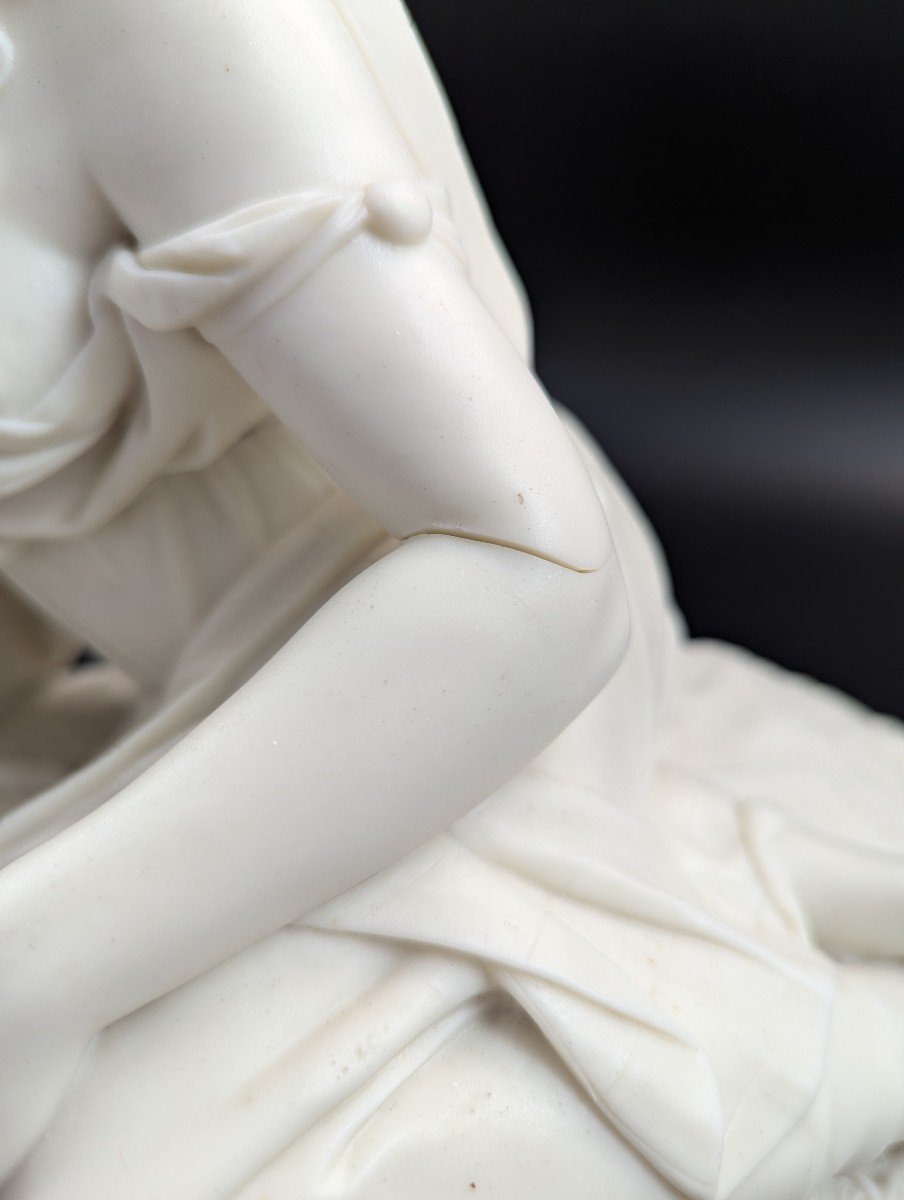 William Boyton Kirk, Parian Figurine "evangeline," Worcester, C. 1853.-photo-5