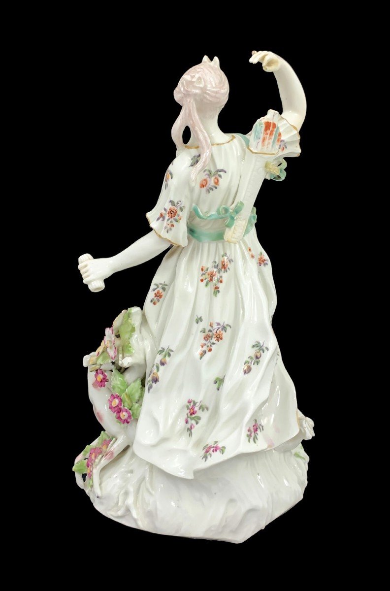 Figurine De Diane En Porcelaine Tendre, William Duesbury & Co, Vers 1765-photo-3