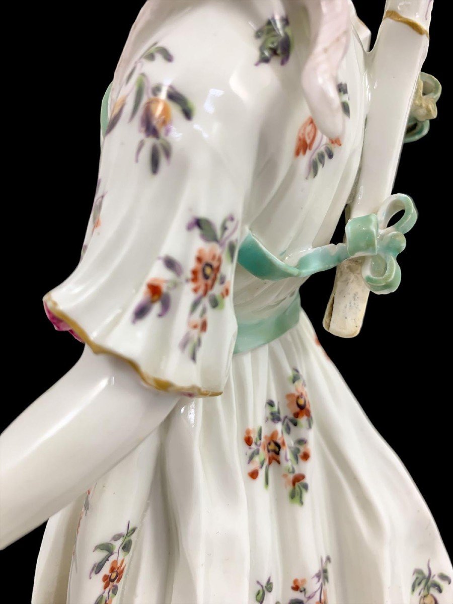 Figurine De Diane En Porcelaine Tendre, William Duesbury & Co, Vers 1765-photo-3