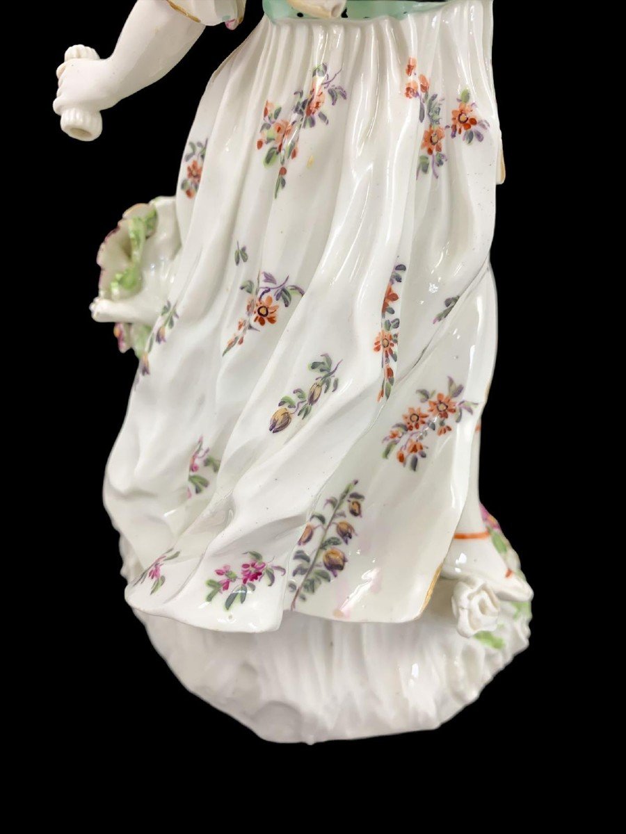 Figurine De Diane En Porcelaine Tendre, William Duesbury & Co, Vers 1765-photo-5