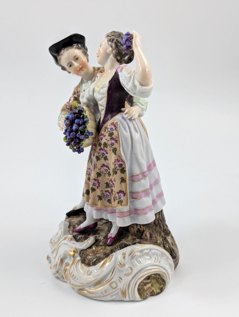 Antique Porcelain Figurine ,triebner, Ens & Eckert, Volkstedt, C. 1877-photo-2