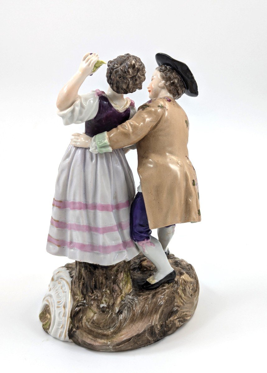 Antique Porcelain Figurine ,triebner, Ens & Eckert, Volkstedt, C. 1877-photo-3