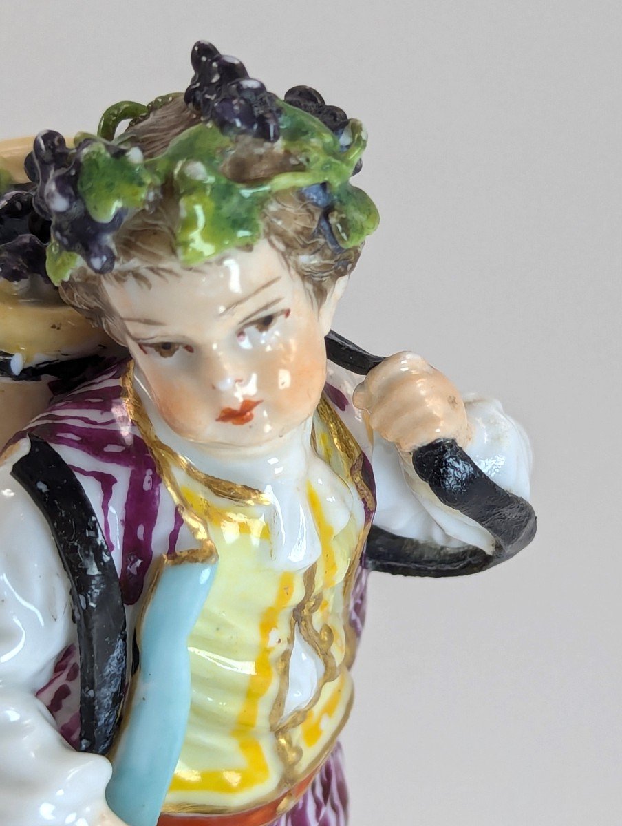 Antique Porcelain Figurines Of Children, Helena Wolfsohn, C. 1880.-photo-3