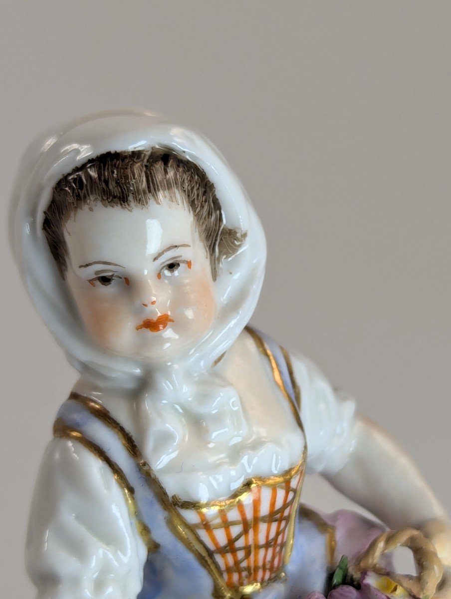 Anciennes Figurines d'Enfants En Porcelaine, Helena Wolfsohn, Vers 1880.-photo-4