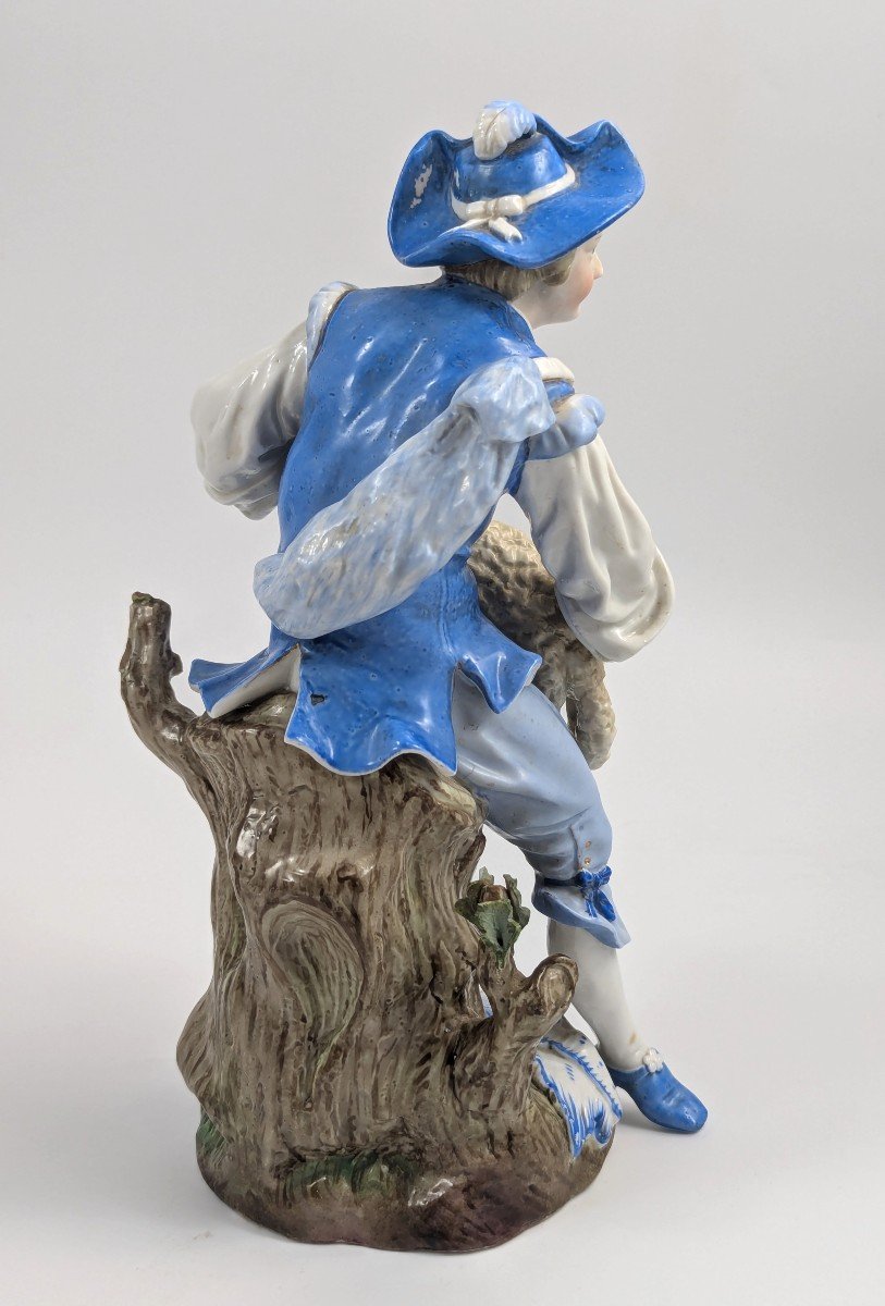 Figurine Ancienne En Porcelaine, Joseph Gaspard Robert, 18e S.-photo-4