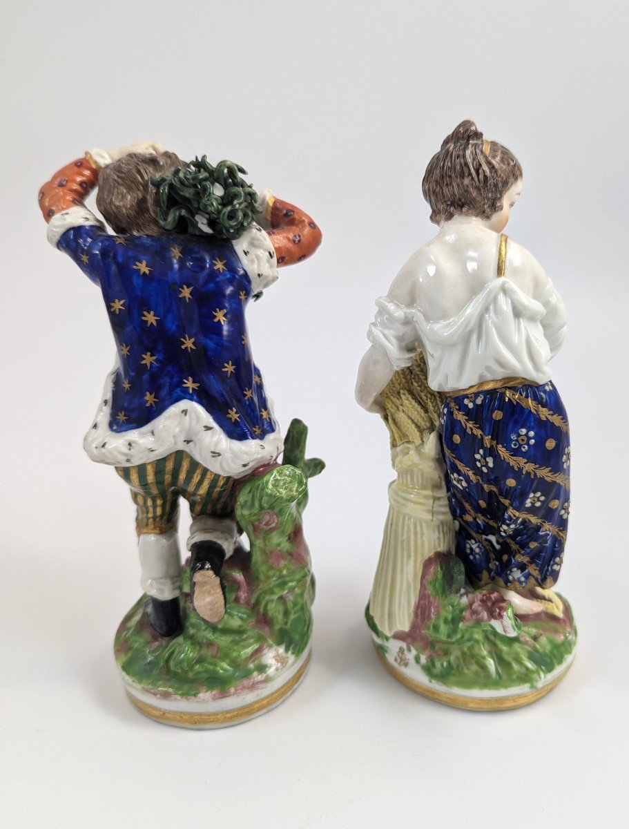 Porcelain Figurines - Seasons Allegorical, Chelsea-derby, C. 1770-photo-4