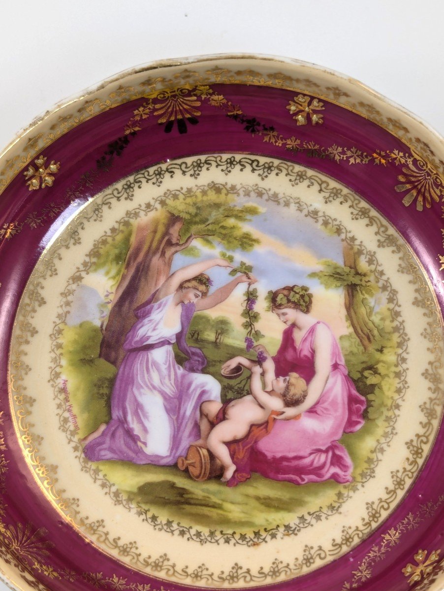 Antique Porcelain  Plate, Beyer And Bock, Volkstedt - Rudolstadt, C.1905.-photo-2