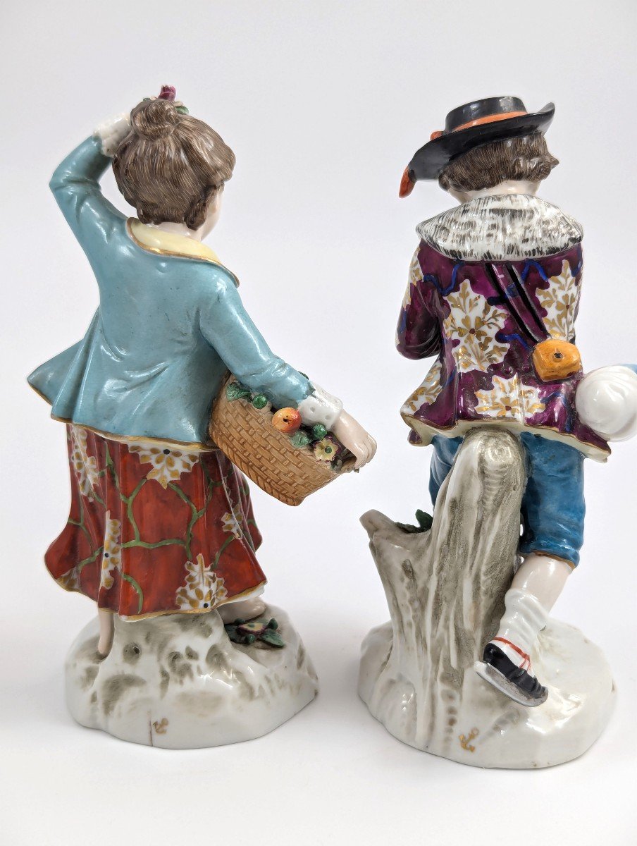 Figurines Anciennes En Porcelaine De La Série Des « Saisons », Samson, 19e Siècle-photo-4