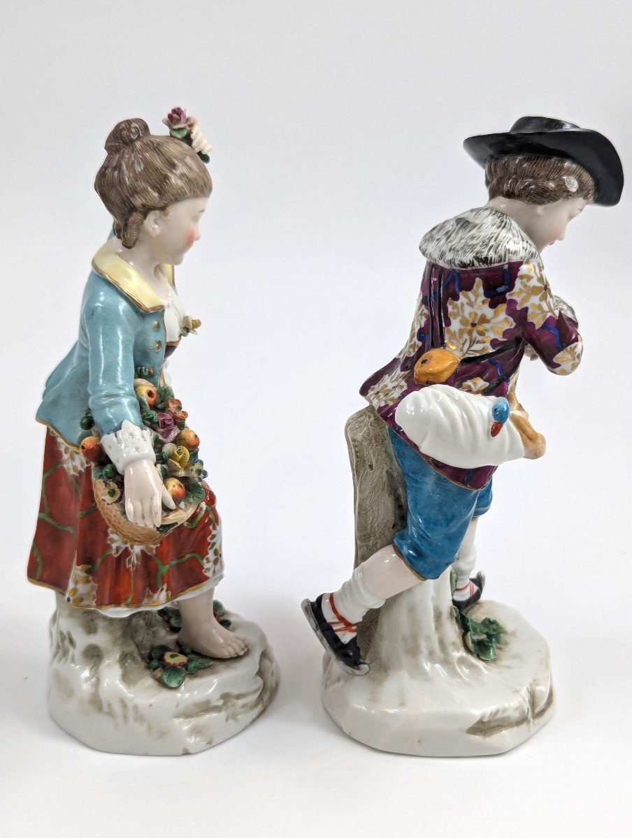 Figurines Anciennes En Porcelaine De La Série Des « Saisons », Samson, 19e Siècle-photo-1