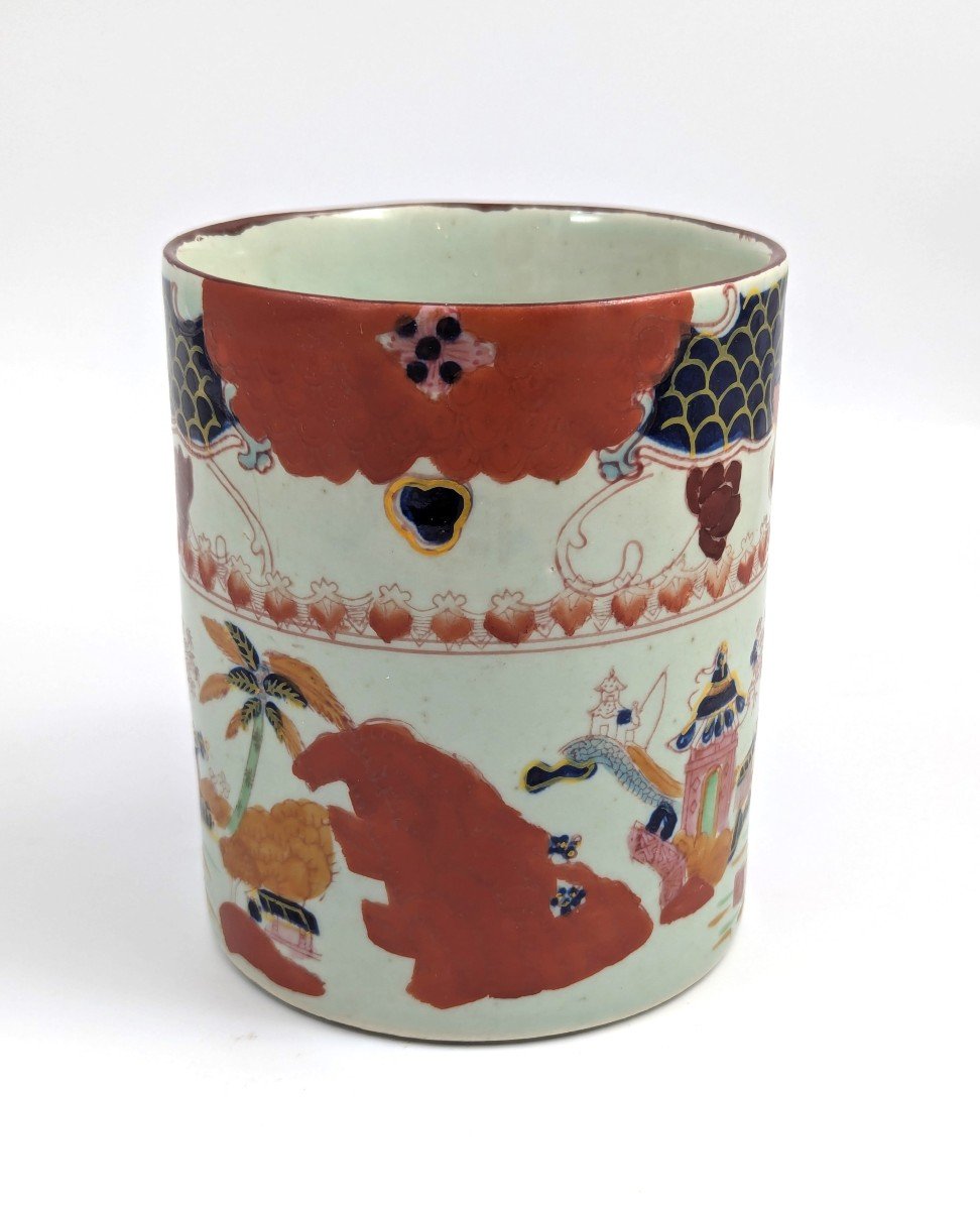 Kangxi Imari  Large Porcelain Mug 'tankard', 1700s-photo-2