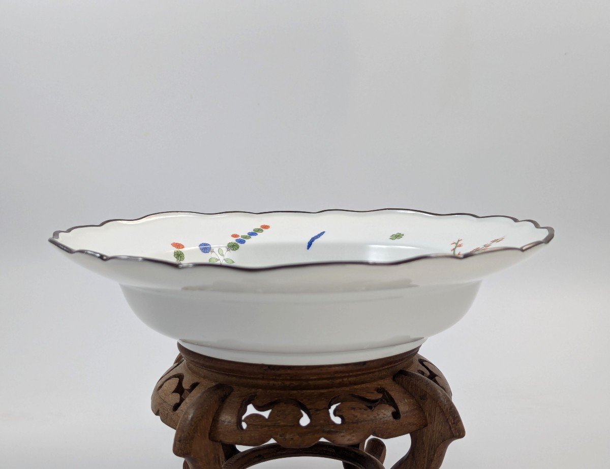 Ancienne Assiette à Motif « Gelber Löwe » De Meissen Kakiemon-photo-5