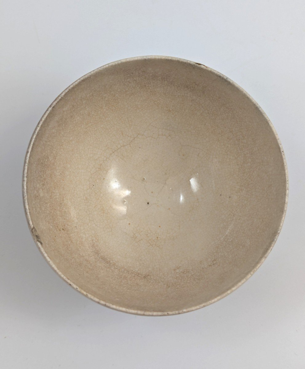 Bol à Thé Japonais (chawan), Style Ninsei Kyo-ware, Fin De La Période Edo (1800-1849)-photo-4