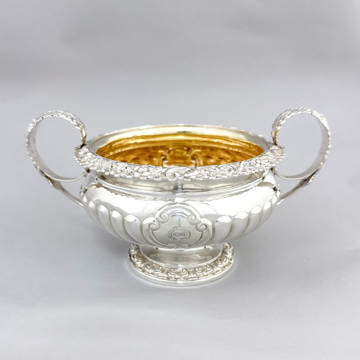 Scottish Silver Sugar Bowl And Milk Jug, 1822 .charles Bendy-photo-3