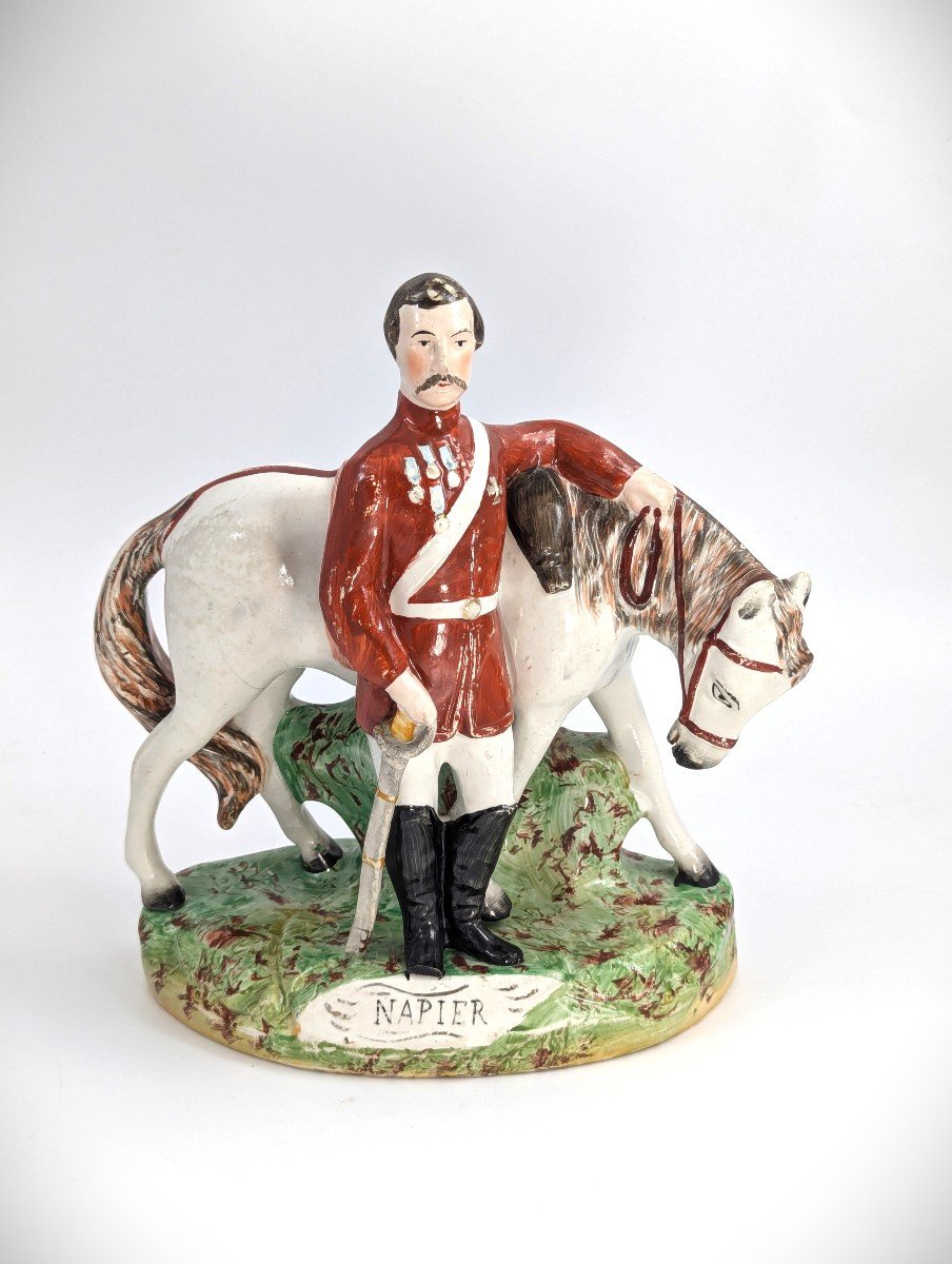 Staffordshire Statuette - General Napier, C. 1860