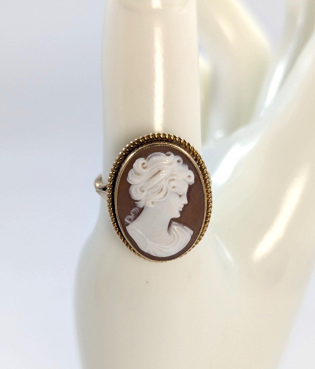  Gold Cameo Ring, 1914.-photo-4